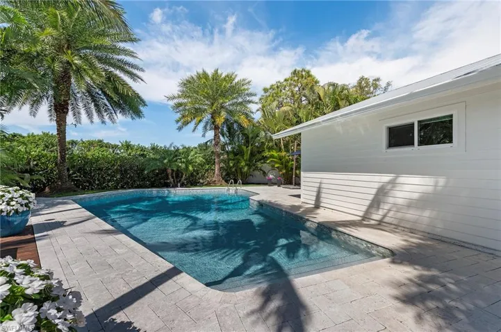 Pool with a patio