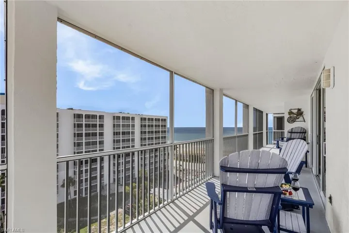Balcony with a water view - Virtually Edited Image