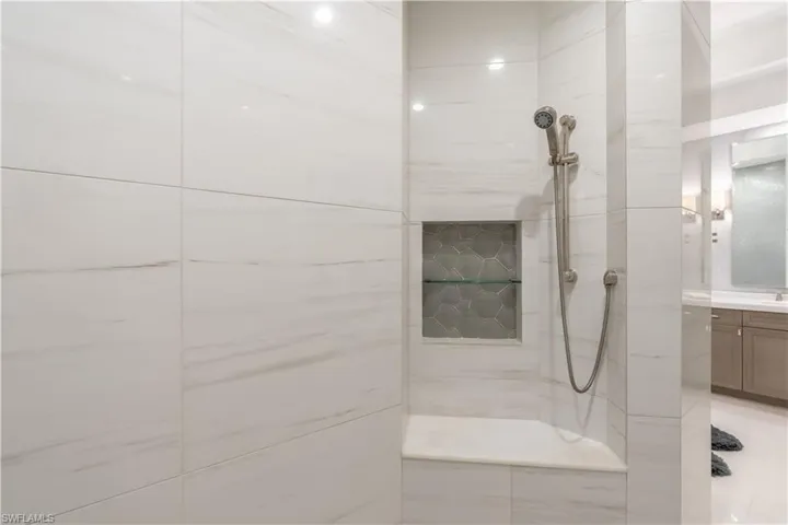 Primary bathroom shower
