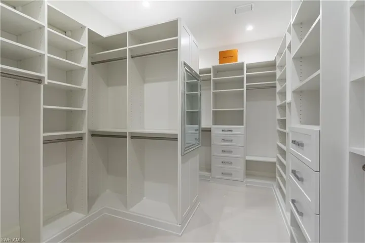 Primary custom closet