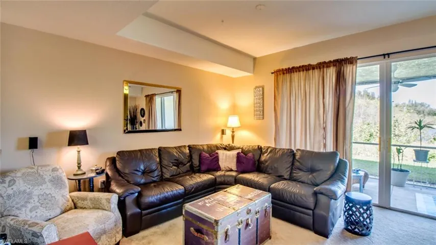 Furnished View of Living Space