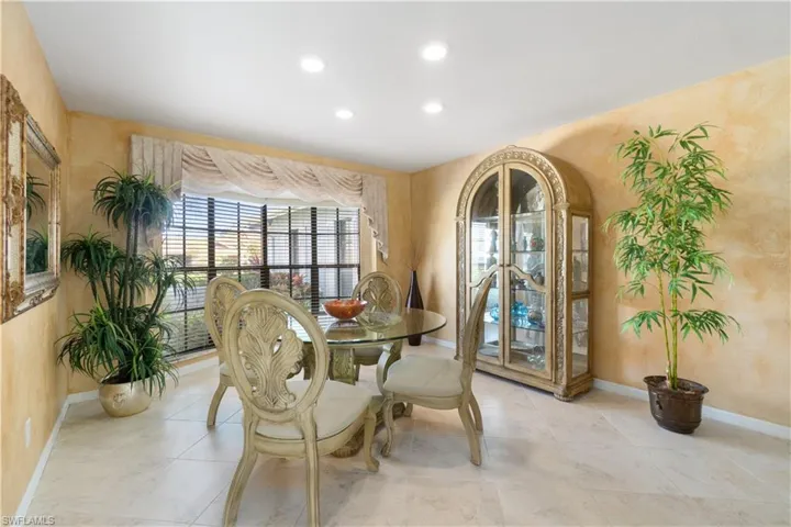 View of dining room