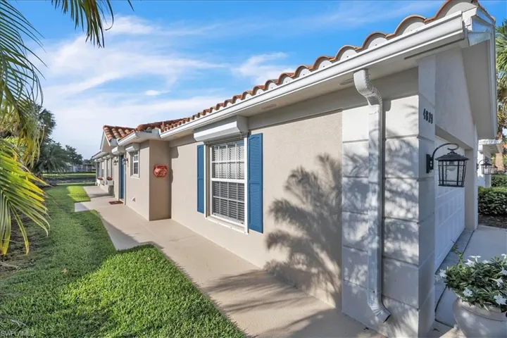 Exterior repainted and all openings have roll down shutters.