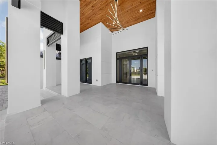 View of patio with french doors