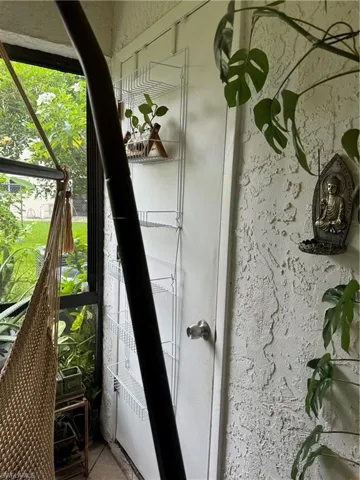 Extra storage outside patio area