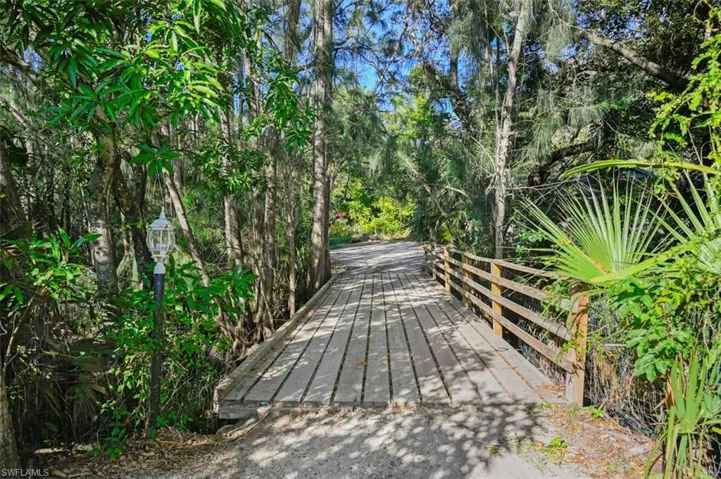 View of private bridge