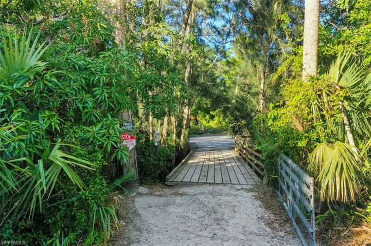 View of private bridge