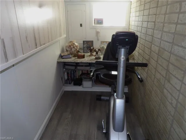 Workout area