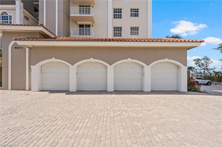 View of private garage