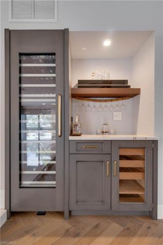 Wine cellar and humidor.