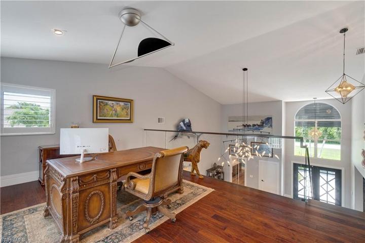 Upstairs loft office.