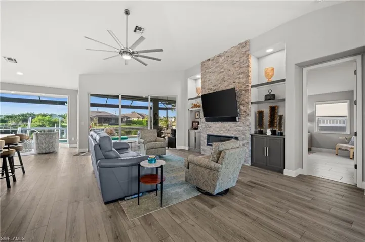 Walk in to a stunning unobstructed view of the water