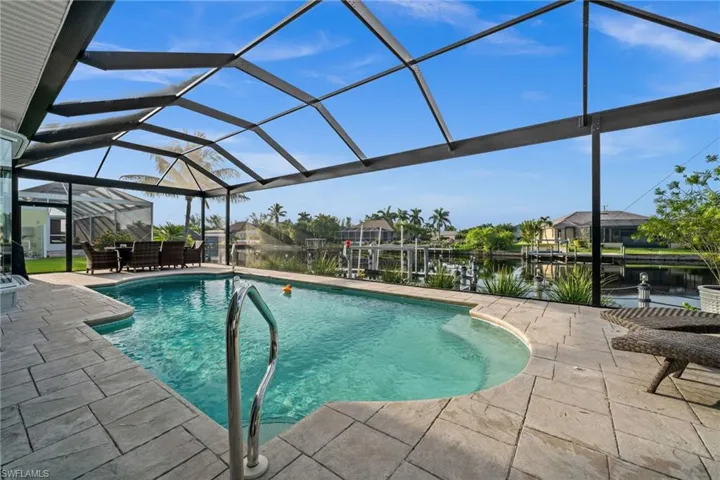 Extra space on either side of the pool for sunbathing or entertaining