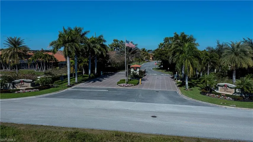 front entry to the community