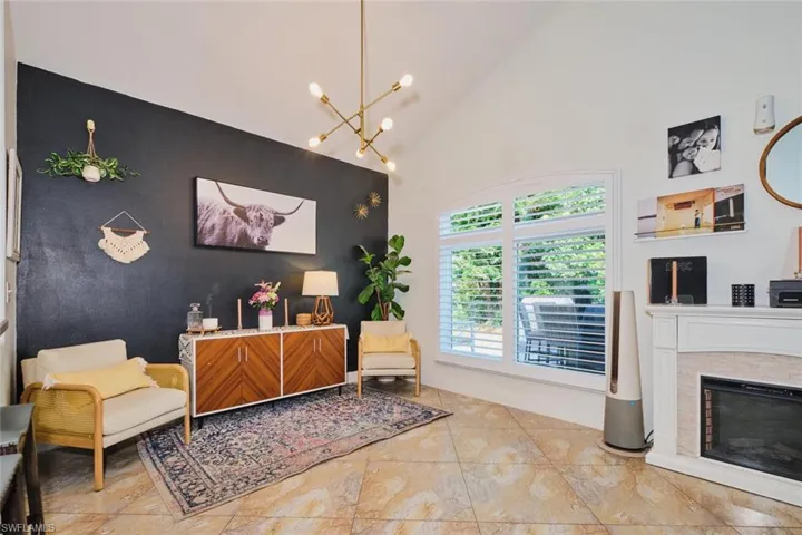 spacious dining area