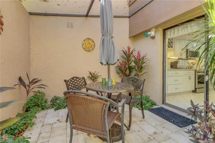 View of patio