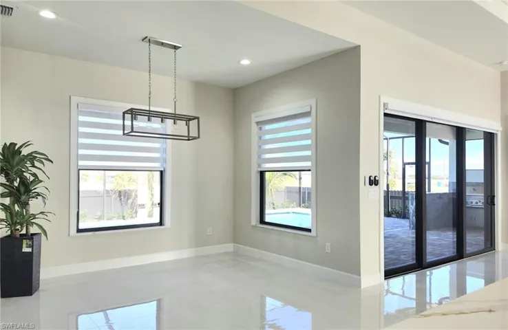 Dining room featuring a healthy amount of sunlight