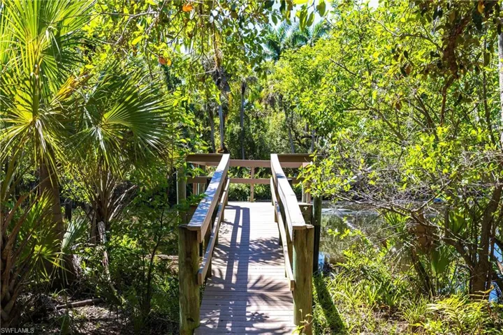 View of community featuring a boat dock and a water view