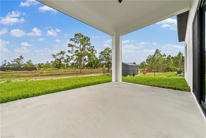 View of patio