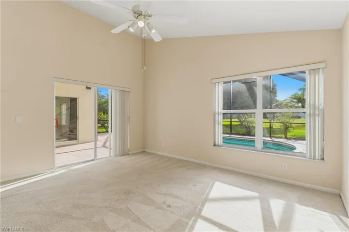 with access to lanai and pool