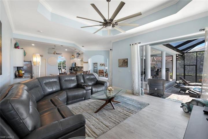 GREAT RM LOOKING BACK TO KITCHEN, LIVING ROOM & LANAI