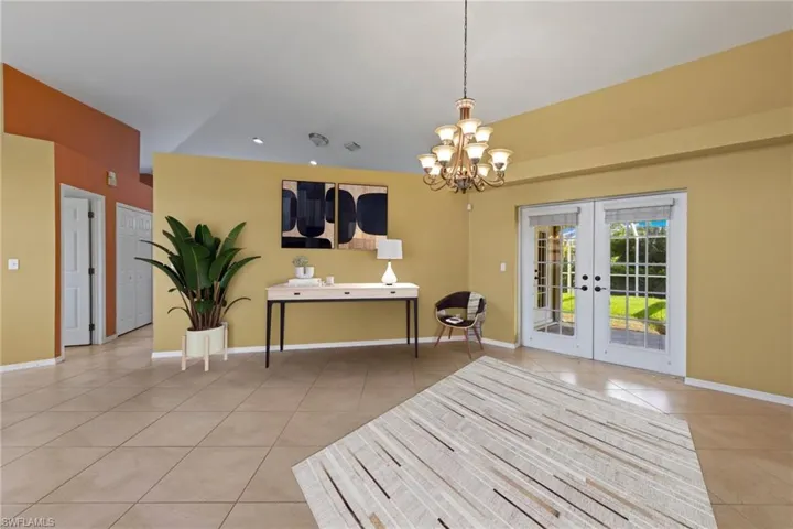 virtually staged - family room