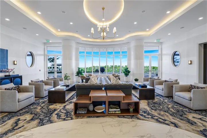 As you enter Omega, you will be greeted by this inviting and sophisticated space.