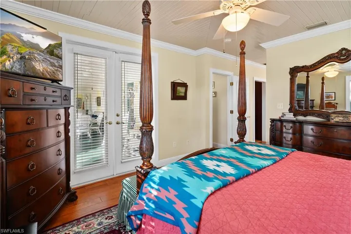 Beautiful details appoint the owners suite and flow through the entire home.
