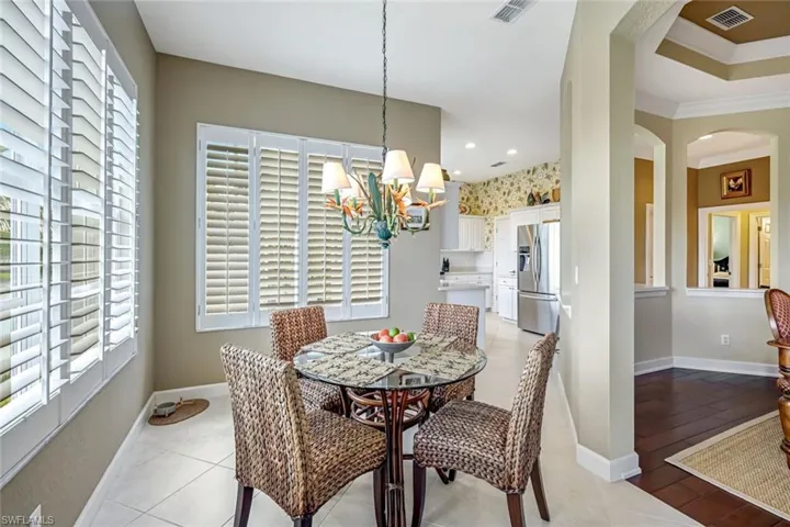 Informal dining area, just off kitchen.
