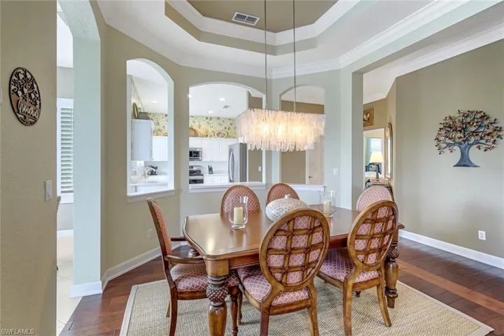 Spacious formal dining area perfect for family gatherings.