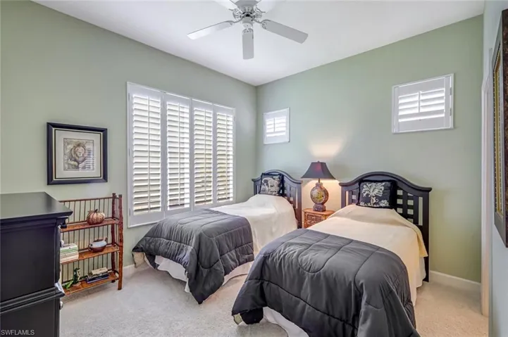 Additional guest suite with plenty of space.