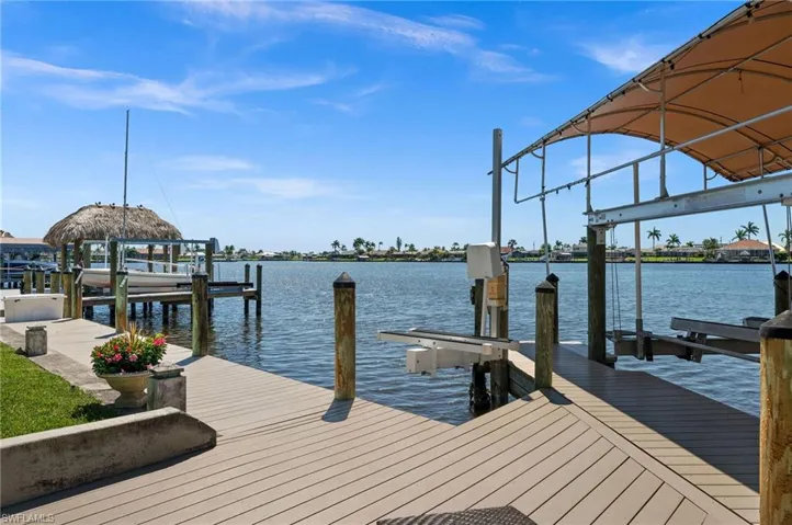 76 Foot of dock with 12,000 Lbs boat lift and jet ski lift