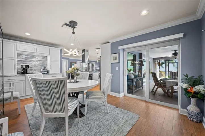 Dining Room with Breakfast/Coffee Bar