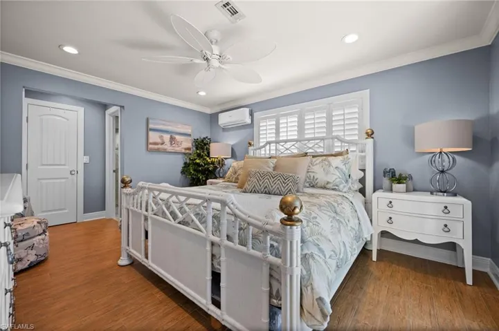 Master/Primary with Bathroom and Walk-in Closet. Mini-split AC added for extra comfort.