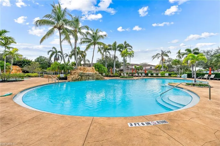 Regency Reserve community pool and waterfall