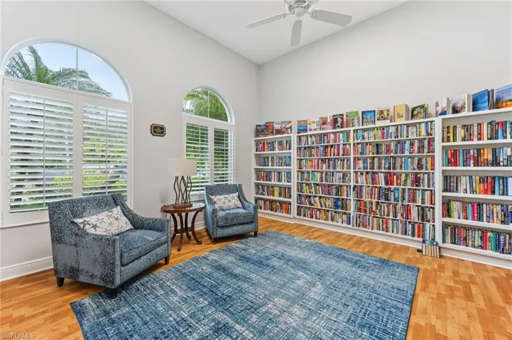 Regency Reserve Community Clubhouse Library and Media Room