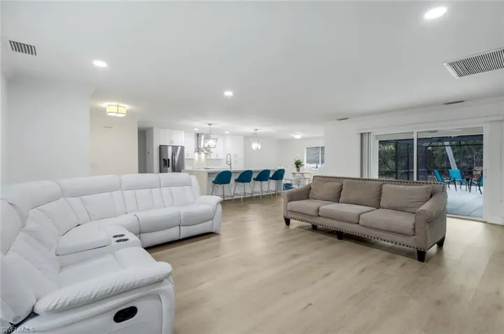 Access the lanai from main living areas.