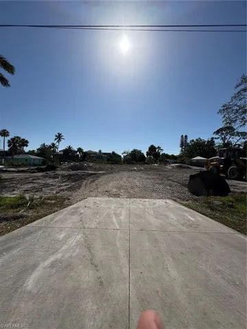 estate home being built across the street