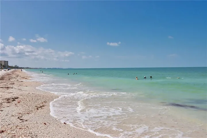 Water view featuring a beach view