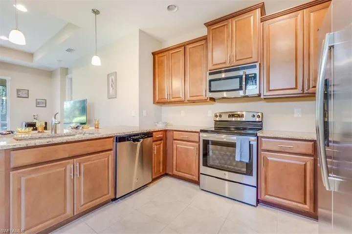 Tile flooring/granite counter top