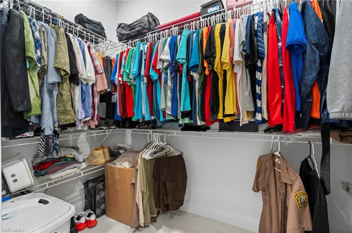 2nd walk-in closet in the primary suite.