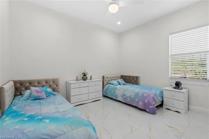 3rd bedroom located in the 2nd wing of the split plan floorplan.