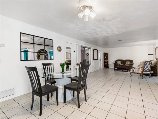 Open Living/Dining Area