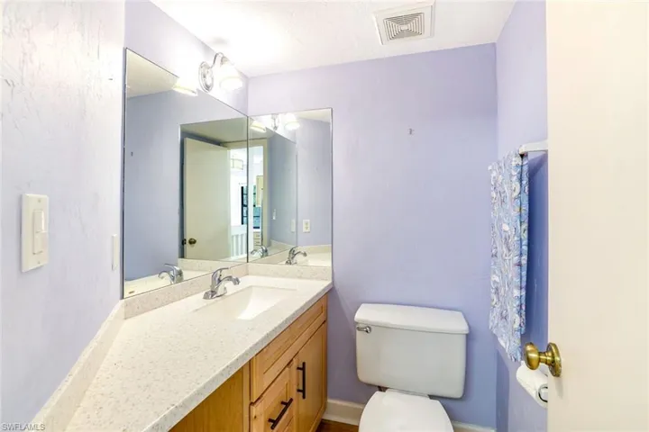 half bath off of Kitchen