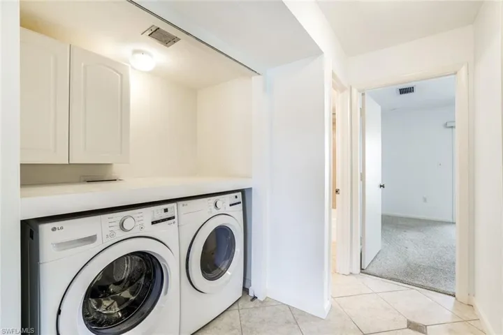 Laundry between the Bedrooms
