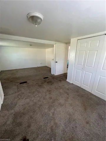 large master could be easily made into 2 rooms