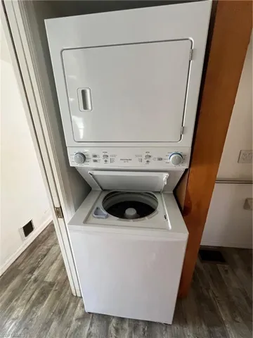 laundry is in bathroom