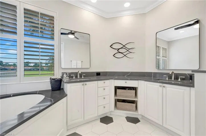 Master Bath with Dual Sinks