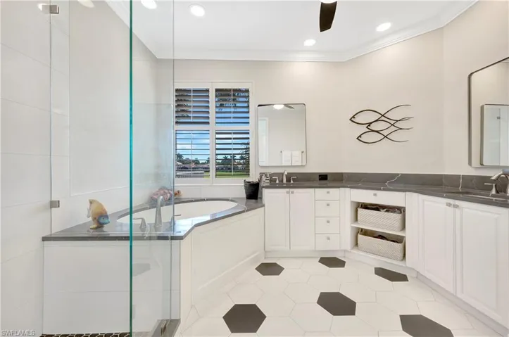 Master Bath with Separate Tub and Shower areas