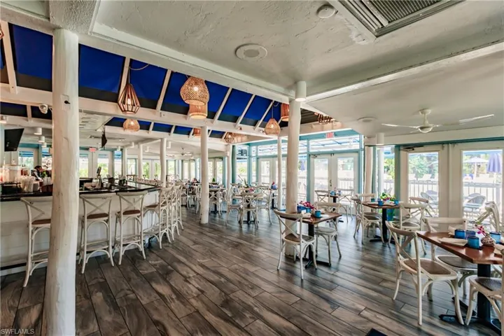 Hog Fish Harrys onsite restaurant